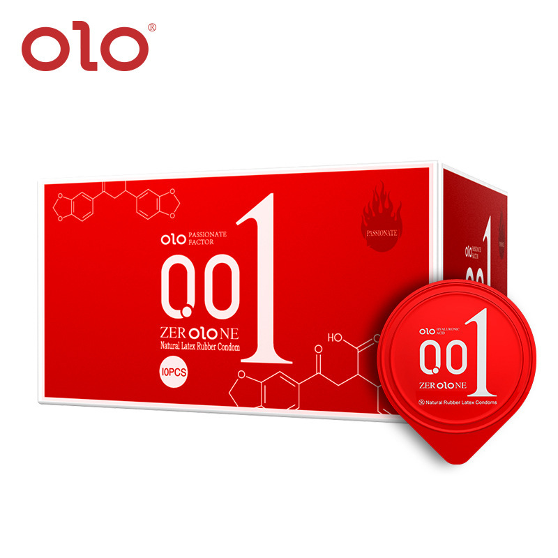 Bao cao su OLO New Three 0.01 Jelly Red