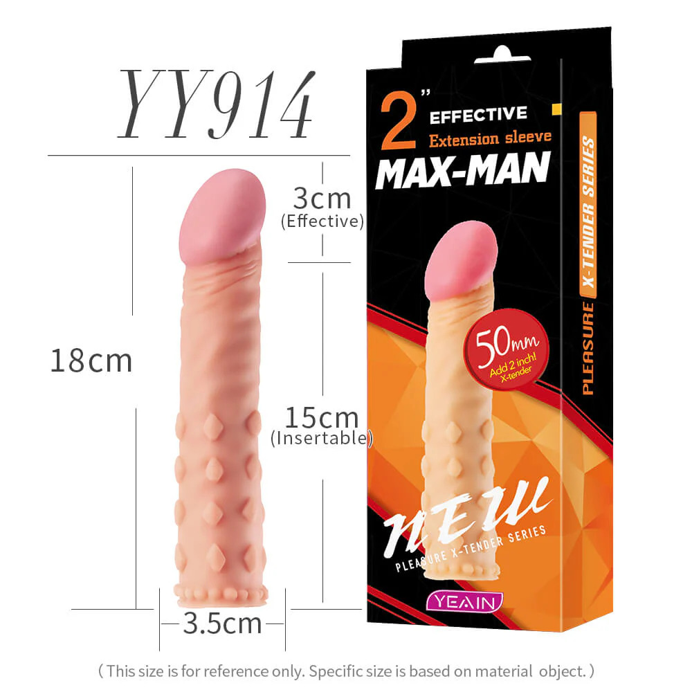 Bao cao su đôn dên Yeain Maxman 2inch Cam