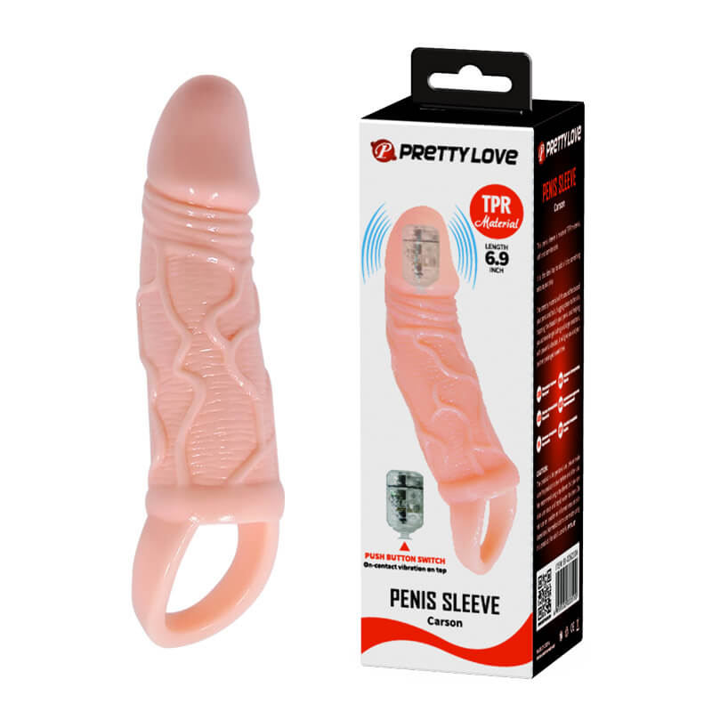Bao Cao Su Đôn Dên Pretty Love 6.9 inch Rung Đầu