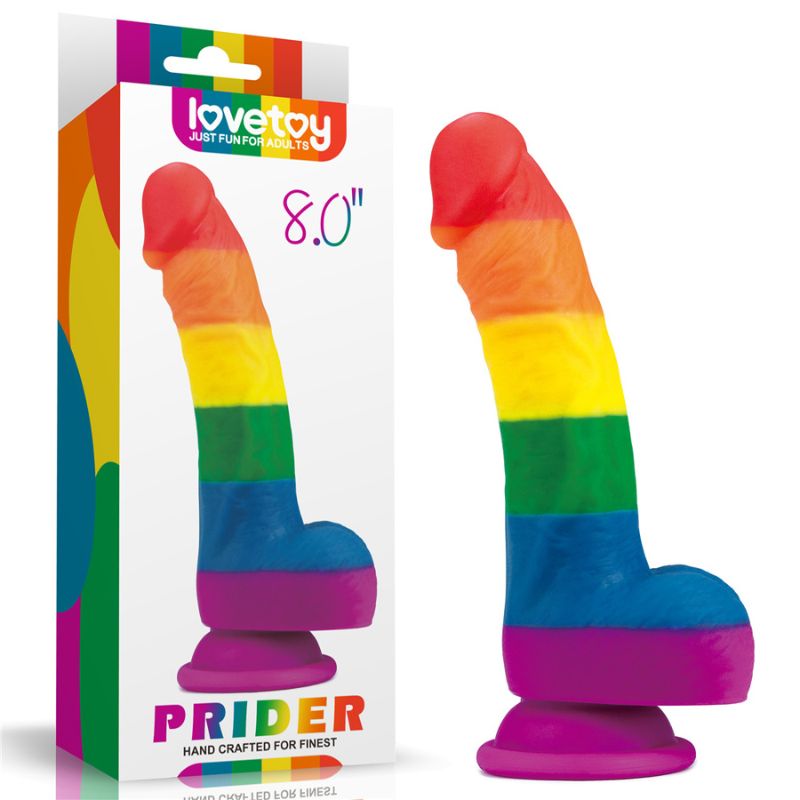 Dương Vật Giả Gắn Tường LoveToy Prider 8″
