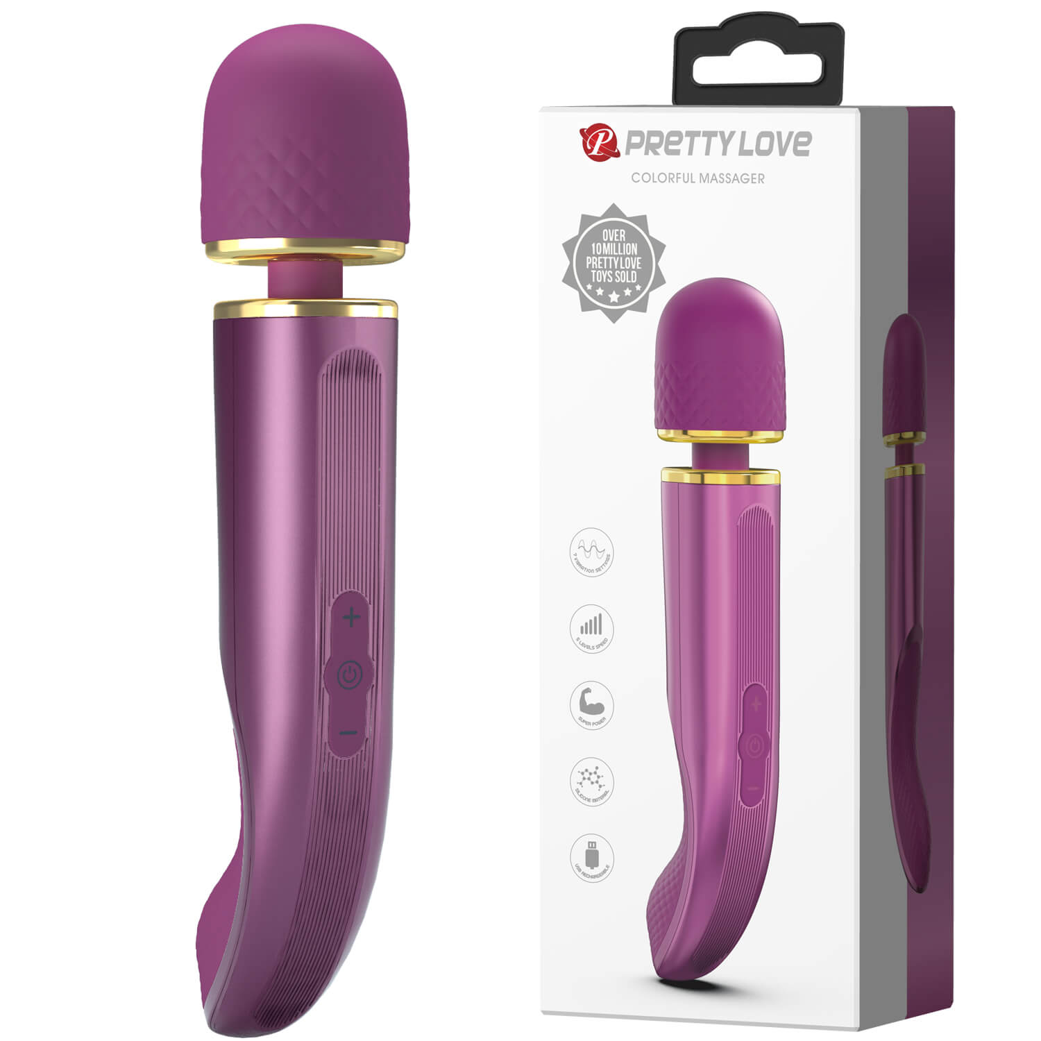 Chày Rung PrettyLove ColorFul Massage